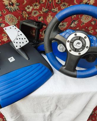Volante + Pedali PS2