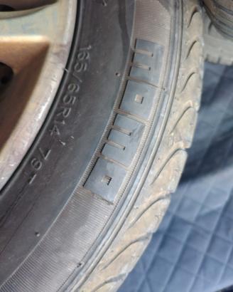gomme e cerchi in lega Fiat panda
