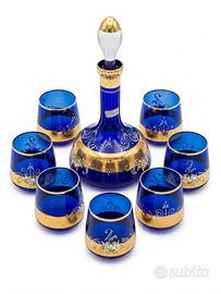 Servizio liquore vintage Murano anni 70