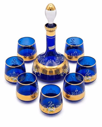 Servizio liquore vintage Murano anni 70