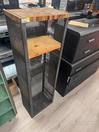 Porta legna metallo legno