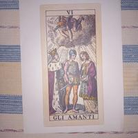 quadro stampa vintage carta tarocco 