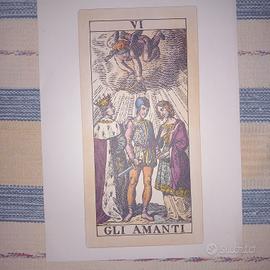 quadro stampa vintage carta tarocco 