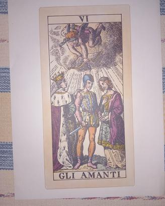 quadro stampa vintage carta tarocco 