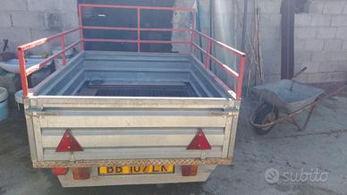 Rimorchio per Auto con Sponde