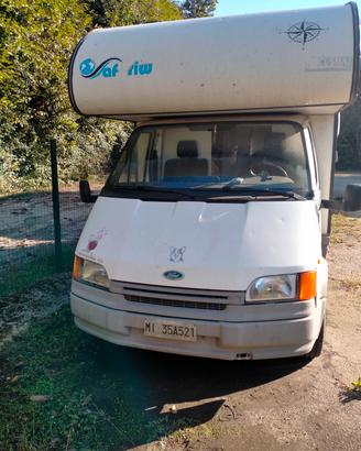 camper  mansardato  Ford transit
