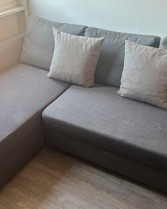 Divanoletto angolare Ikea Friheten con contenitore