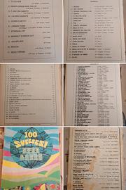 lotto di spartiti di musica italiana anni 60 70 80