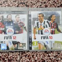 PS3 - FIFA 10 + FIFA 12 (GIOCHI ORIGINALI)