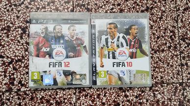 PS3 - FIFA 10 + FIFA 12 (GIOCHI ORIGINALI)
