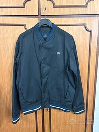 Bomber Lacoste stile College Blu Navy