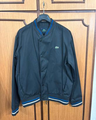 Bomber Lacoste stile College Blu Navy