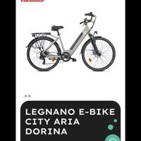 Bicicletta elettrica Ebike Legnano Dorina nuova