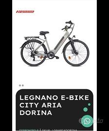 Bicicletta elettrica Ebike Legnano Dorina nuova