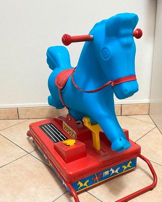 Cavallo Elettrico Vintage Anni 80Peg Perego Rocky