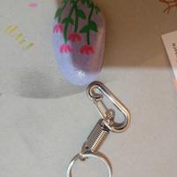 portachiavi con sasso personalizzato