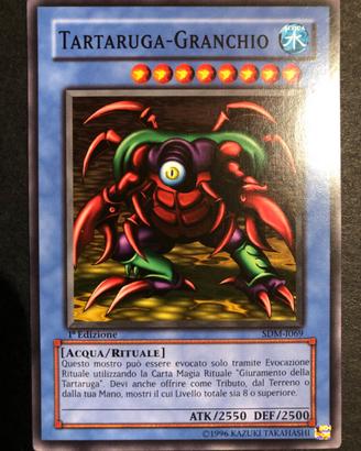Yugioh tartaruga-granchio sdm i069 comune 1ª