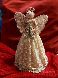 Angelo in organza e cordoncino