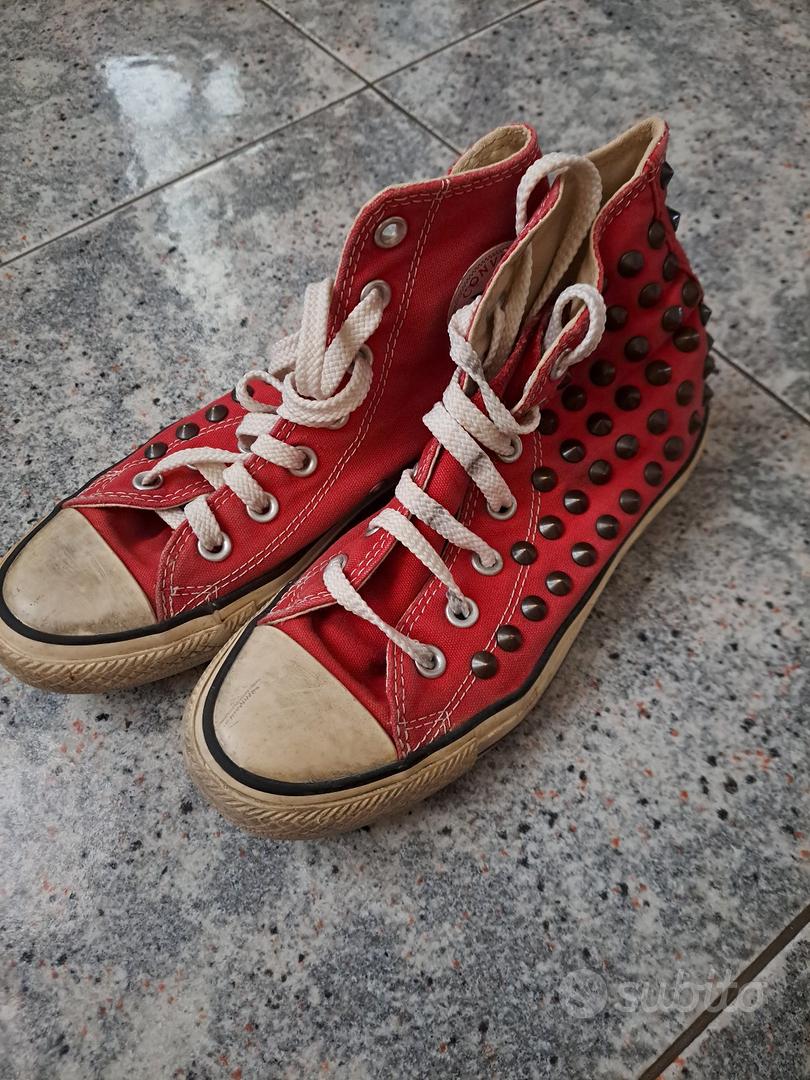 Converse scozzesi clearance rosse