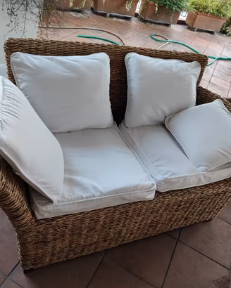 divani set giardino vimini