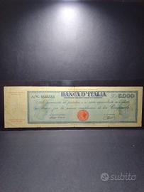5.000 lire (TESTINA) IN RARITÀ ( R2) TITOLO PROVV