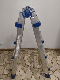 Scala alluminio 4-7 scalini/150kg