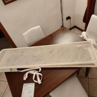 Spondina letto brevi, 150 cm, bianca