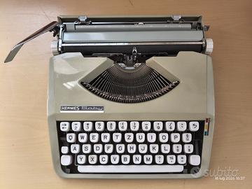 Macchina da scrivere Hermes Baby , anni 70
