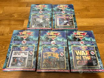 Lotto 5 Videogiochi PC  "5 Plus One" - sigillati