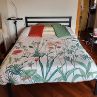 Letto matrimoniale 140x190 struttura + materasso