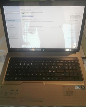 Notebook HP G72 17 pollici dual HD 8gb ram 64bit 