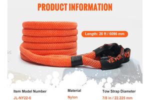 Strop / corda cinetica per recupero