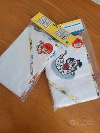 NUOVA COPPIA ACCAPPATOIO +ASCIUGAMANO RICAMATI