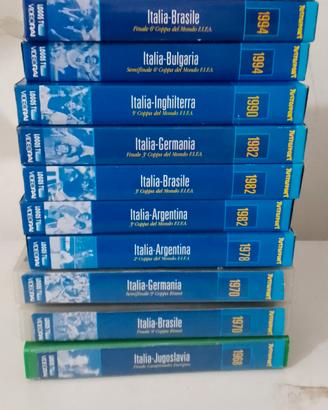 11 VHS - Tuttosport partite della Nazionale 