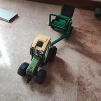 trattore Fendt Bruder con avvolgitore john deere 