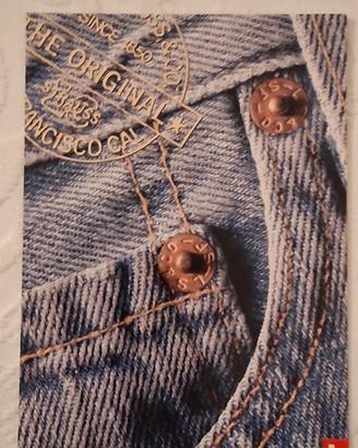 Cartolina pubblicitaria Levi's da Collezzione