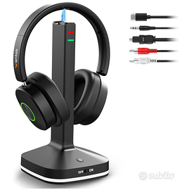 Cuffie Radio+Bluetooth 5.4 Over-Ear Wantek