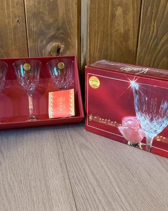 Set 4 bicchierini in cristallo Vivaldi – nuovi