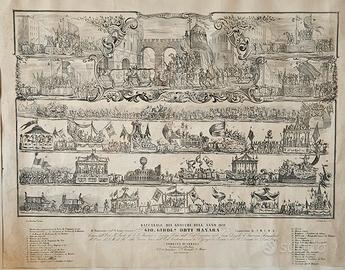 litografia Baccanale dei Gnocchi Verona 1947