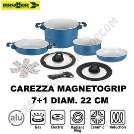 Popote in alluminio antiaderente carezza magnetogr