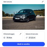 Abarth 595 Cabrio 165 CV (KM0)