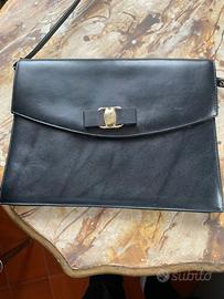 Borsa Salvatore ferragamo in pelle scamosciata