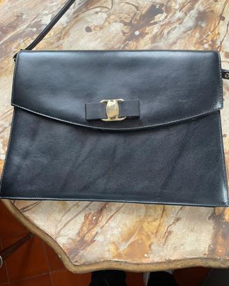 Borsa Salvatore ferragamo in pelle scamosciata