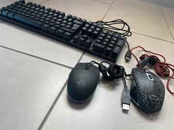 mouse e tastiera gaming