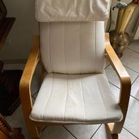 SEDIA a DONDOLO Ikea Poang Originale