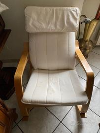 SEDIA a DONDOLO Ikea Poang Originale