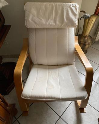 SEDIA a DONDOLO Ikea Poang Originale