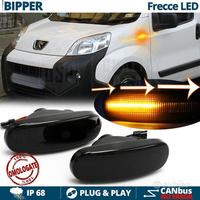 Frecce LED Dinamiche per Peugeot Bipper Nere Fumè