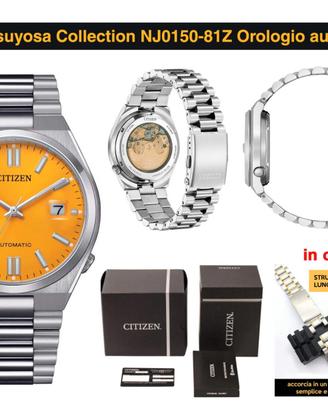 Orologio Uomo Citizen Automatico Tsuyosa NUOVO