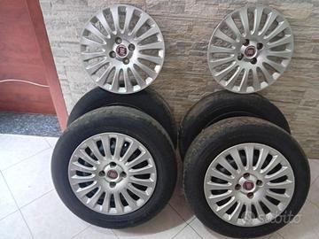cerchi + gomme + copricerchi punto evo 185/65/15